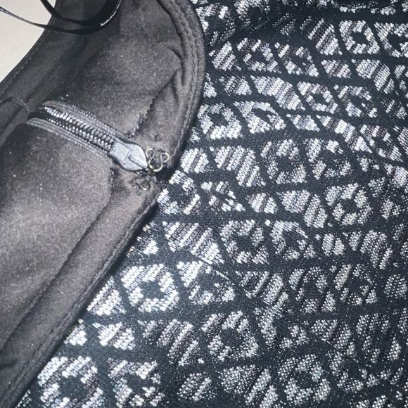 Donna Morgan Size 6 Metallic Shades of Gray Blue and Black Abstract Dress - Picture 8 of 9